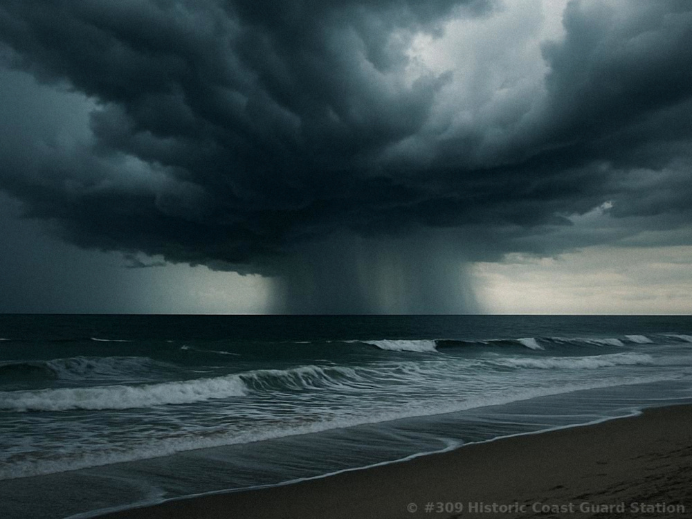 Storm over the ocean near Ocean Park